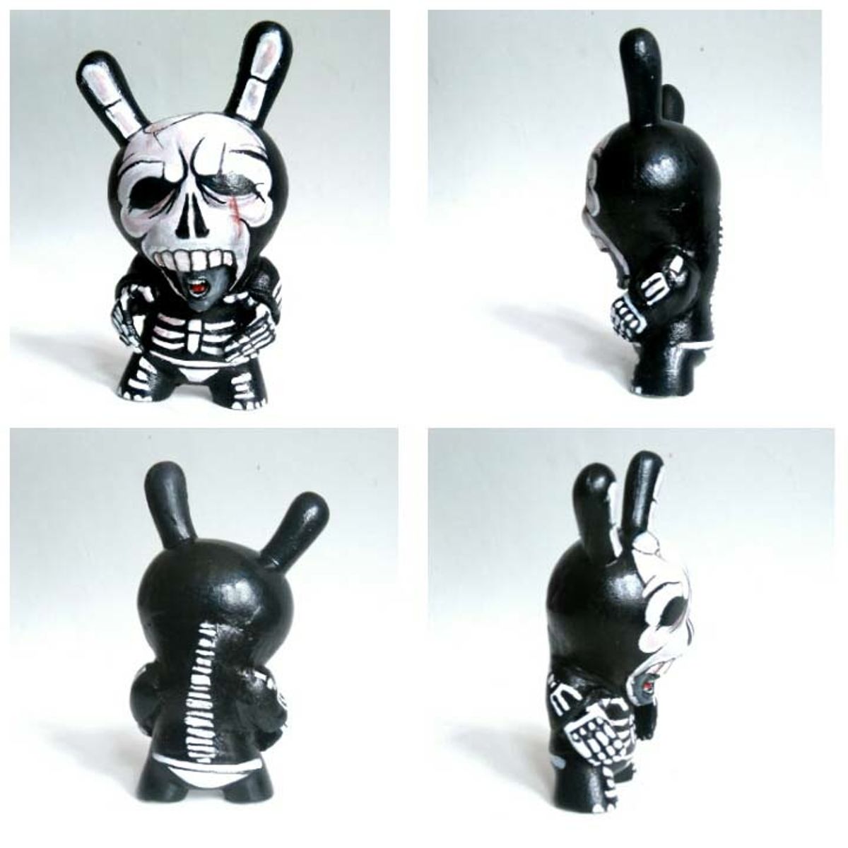 CANDY GRABBER SKELETON DUNNY STYLE MASH UP RESIN SCULPTS
