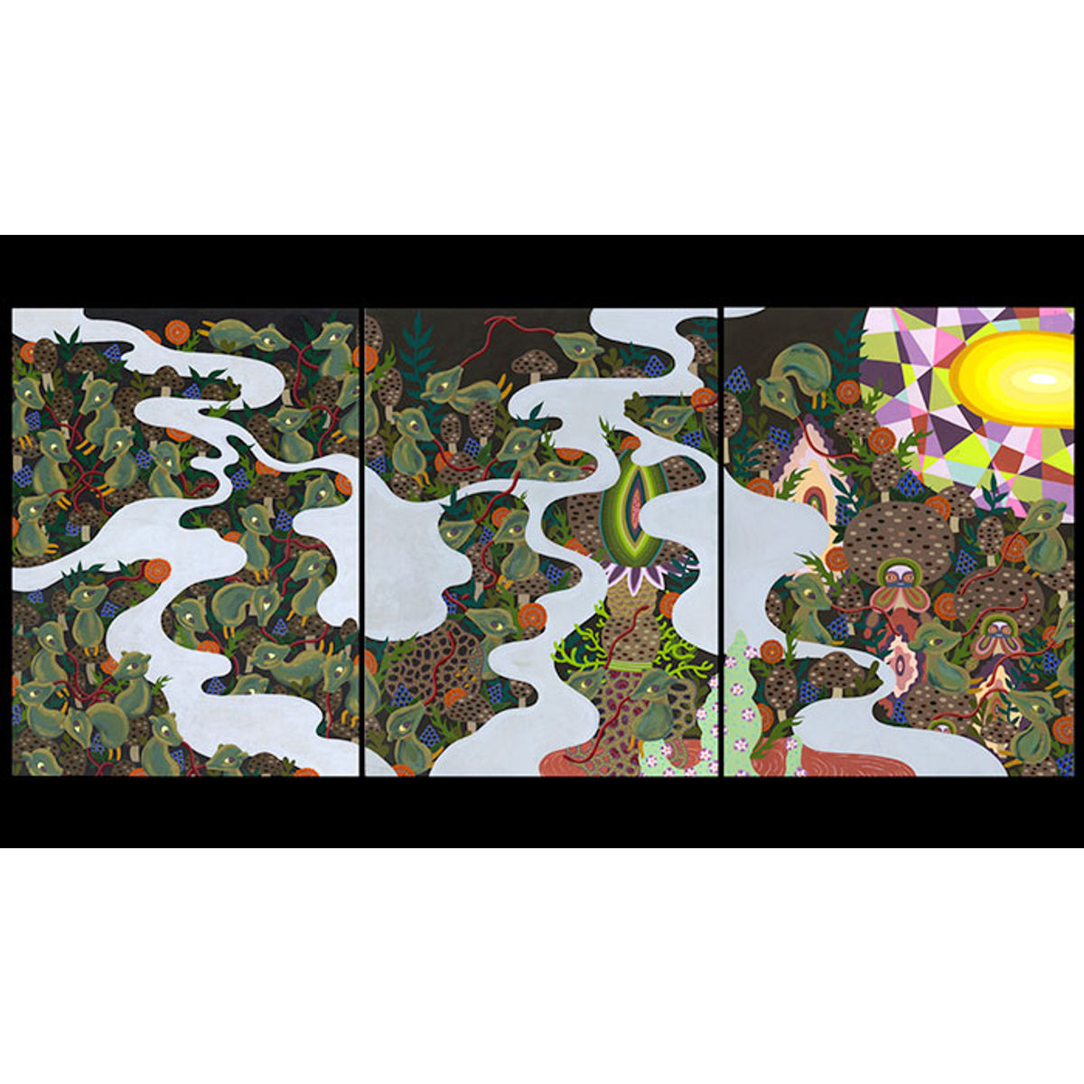 Land (Triptych Panel)