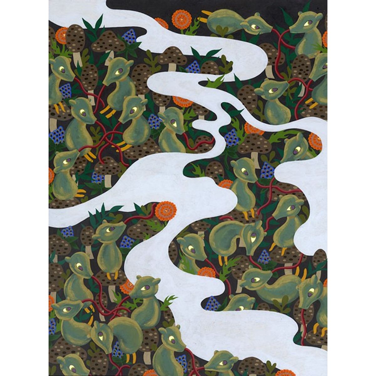 Land (Triptych Panel)