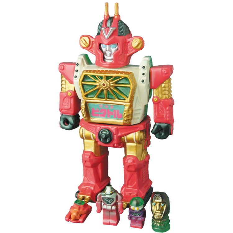 Commander Victor red set - set of Victor + mini robot 4 bodies by Iluilu