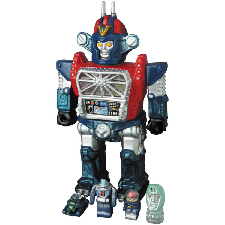 Commander Victor blue set - set of Victor + mini robot 4 bodies by Iluilu