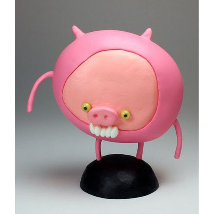 Pig Thing (yellow eyes) by Steve Ferrera