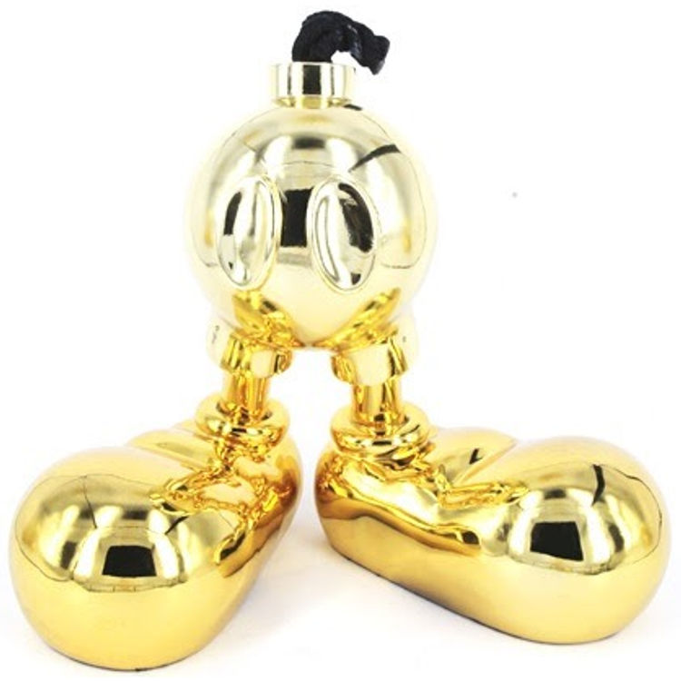 Friendly Fire - Gold (Kidrobot Exclusive) by Jason Freeny