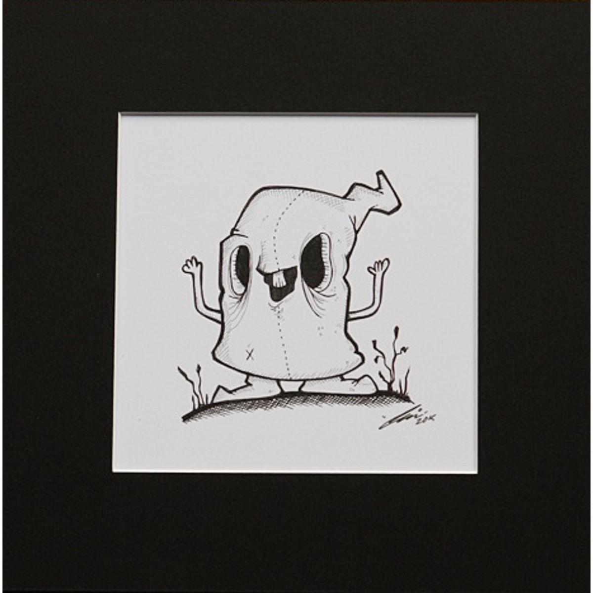 Scribble Ghost - Pen and Ink 5