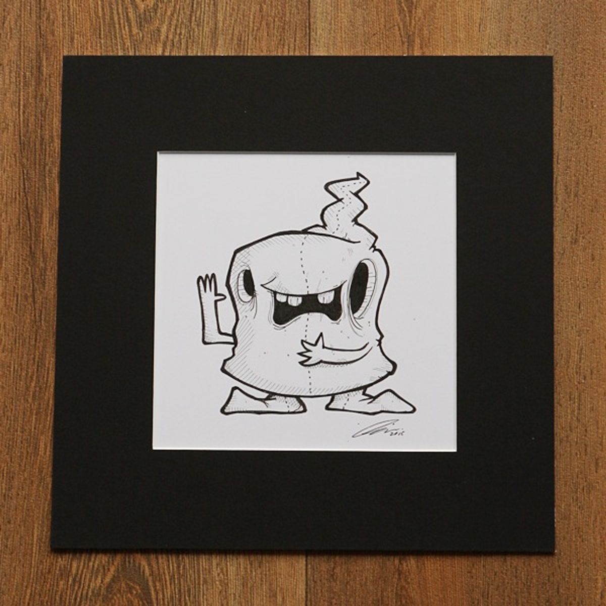 Scribble Ghost - Pen and Ink