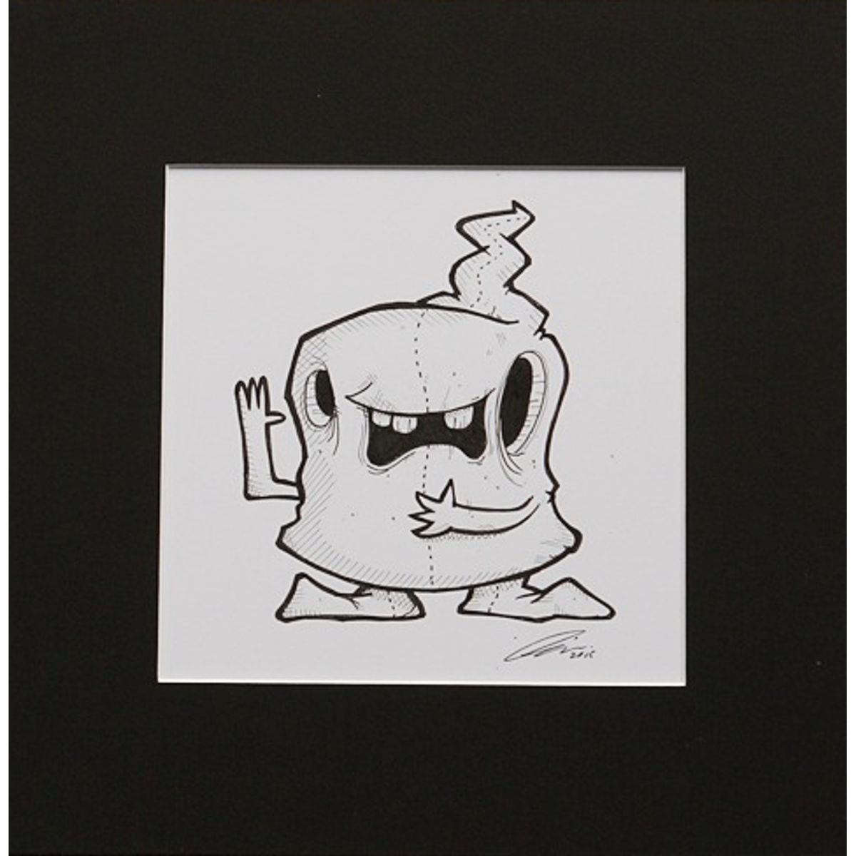 Scribble Ghost - Pen and Ink