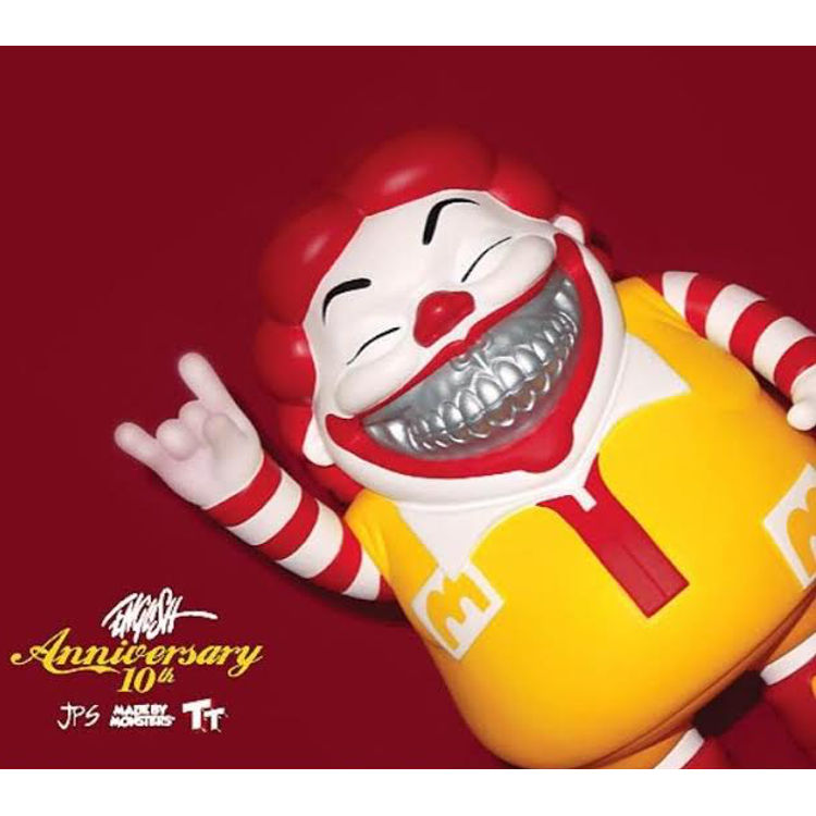 MC Supersized Grin - Platinum Grin by Ron English