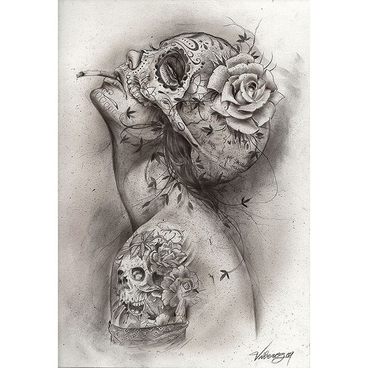 Viva La Muerte Original Concept Sketch by Brian Viveros
