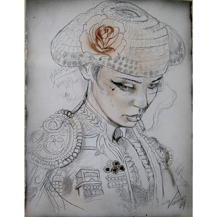 Bull Fight-Her II El Toro Concept Sketch by Brian Viveros
