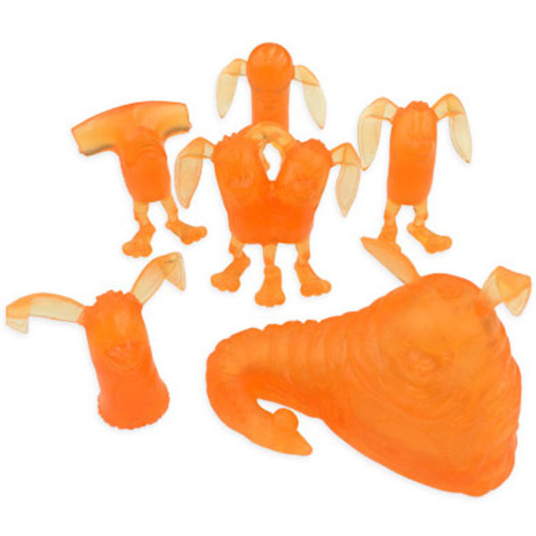 Bunnywith - Clear Orange (DCon 2015) by Alex Pardee