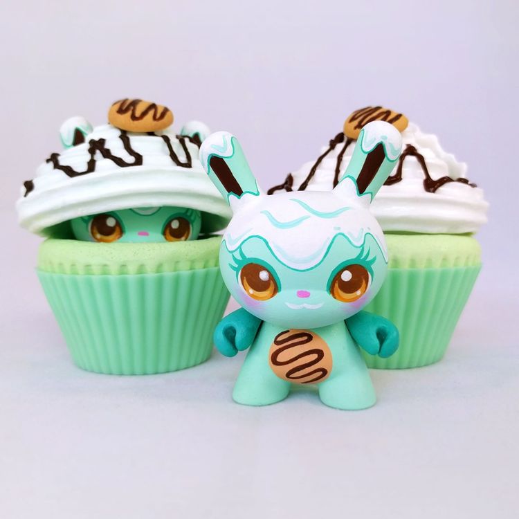 Delectables Dunny - Green by MJ Hsu