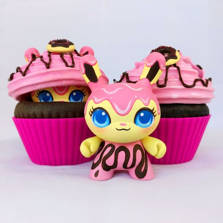 Delectables Dunny - Red by MJ Hsu