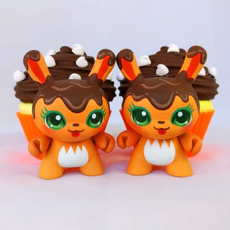 Delectables Dunny - Orange by MJ Hsu