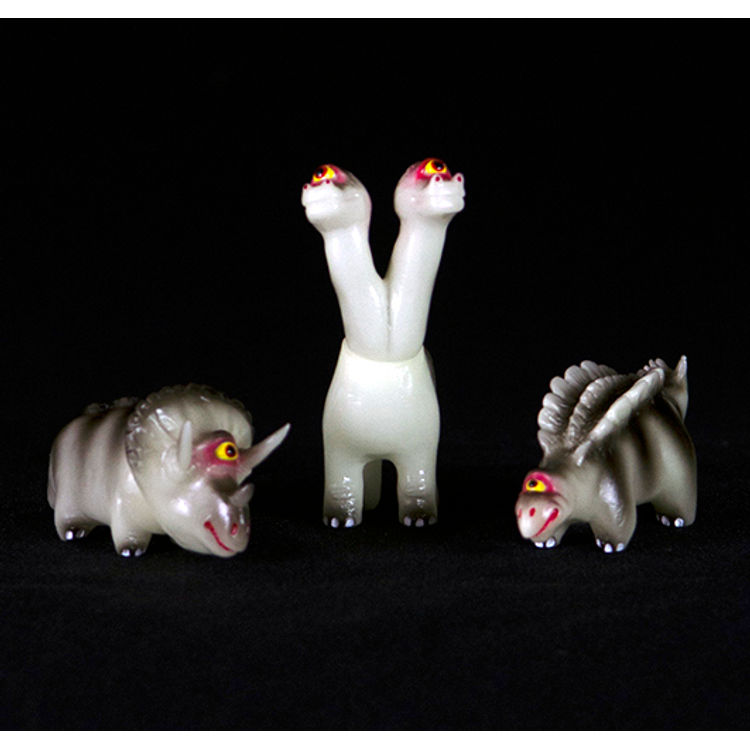 Cyclops Dinos GID One-Off #1 by Rampage Toys (Jon Malmstedt)