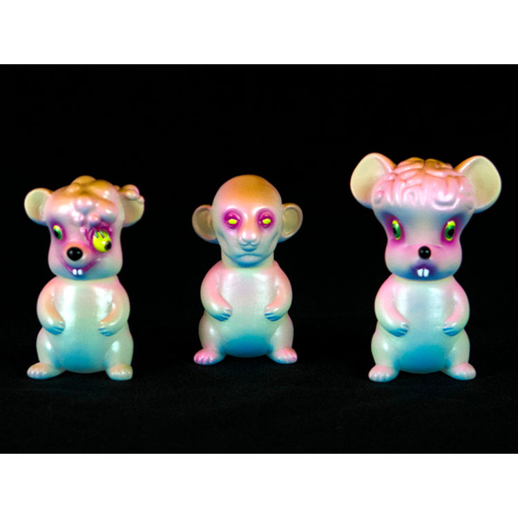 Lab Mice GID One-Off by Rampage Toys (Jon Malmstedt)