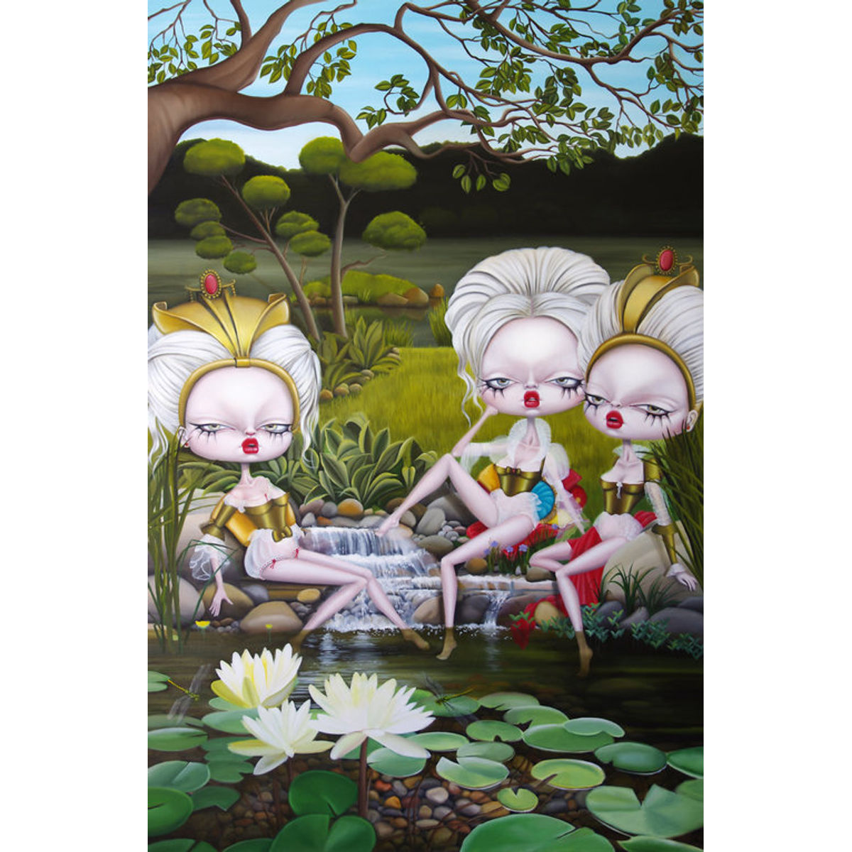 Nymphae Lillie Piscinam