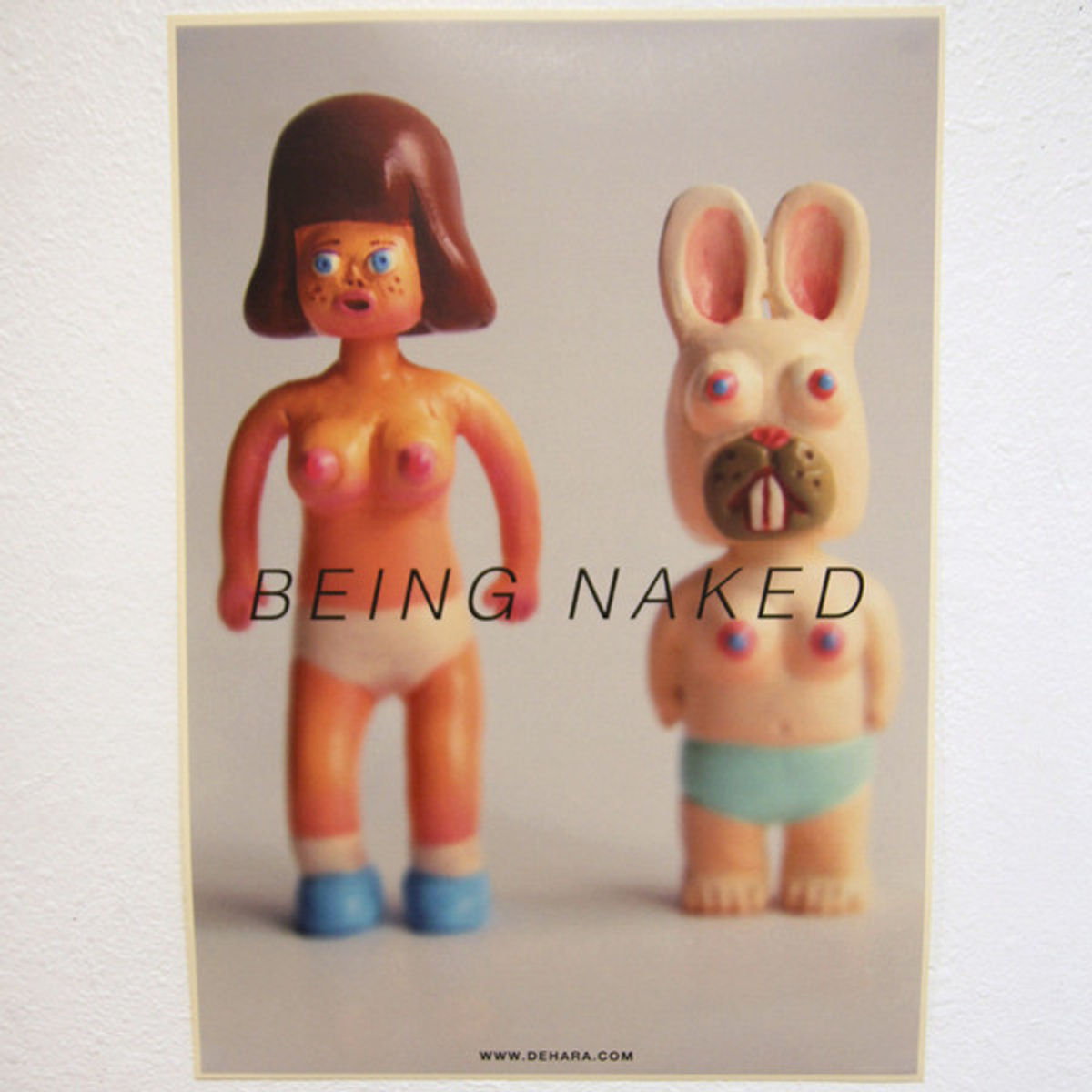 Women's Body in L.A. Poster (Being Naked)