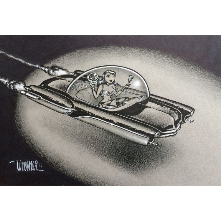Crystal Skull Jet by Keith Weesner