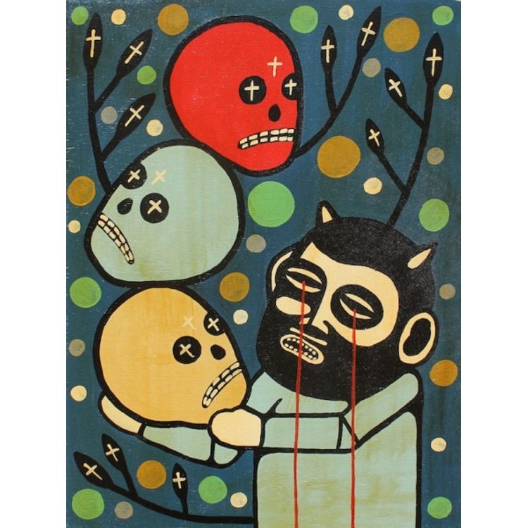 Balancing The Holy Heads of Death by Mike Egan