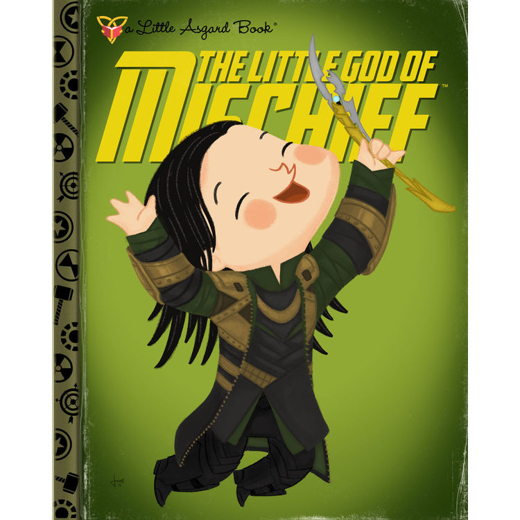 "The Little God of Mischief" Print by Joey Spiotto