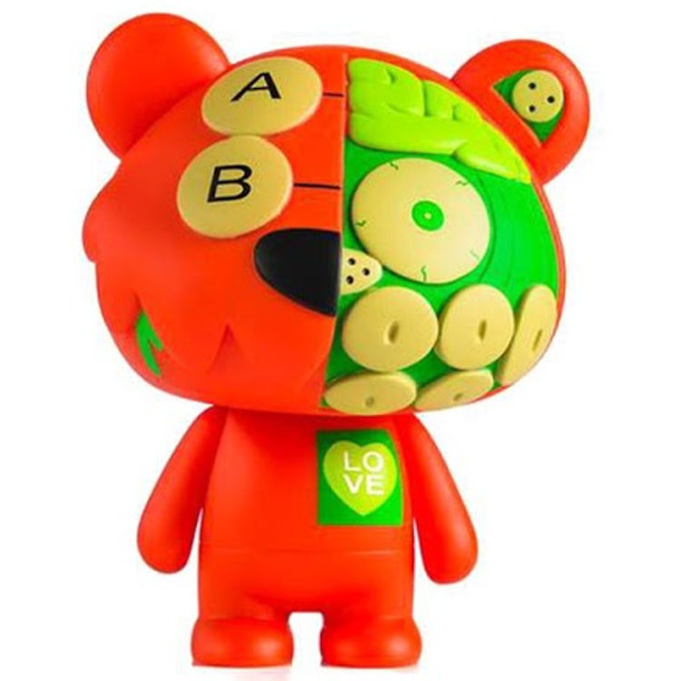 PSYCHO BEAR - RED by Kingdom Come Studyo