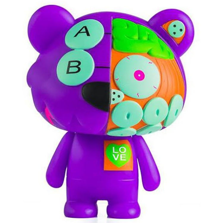 PSYCHO BEAR - Purple by Kingdom Come Studyo