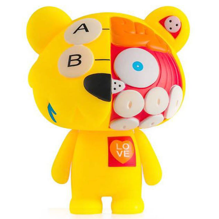 PSYCHO BEAR - Yellow by Kingdom Come Studyo