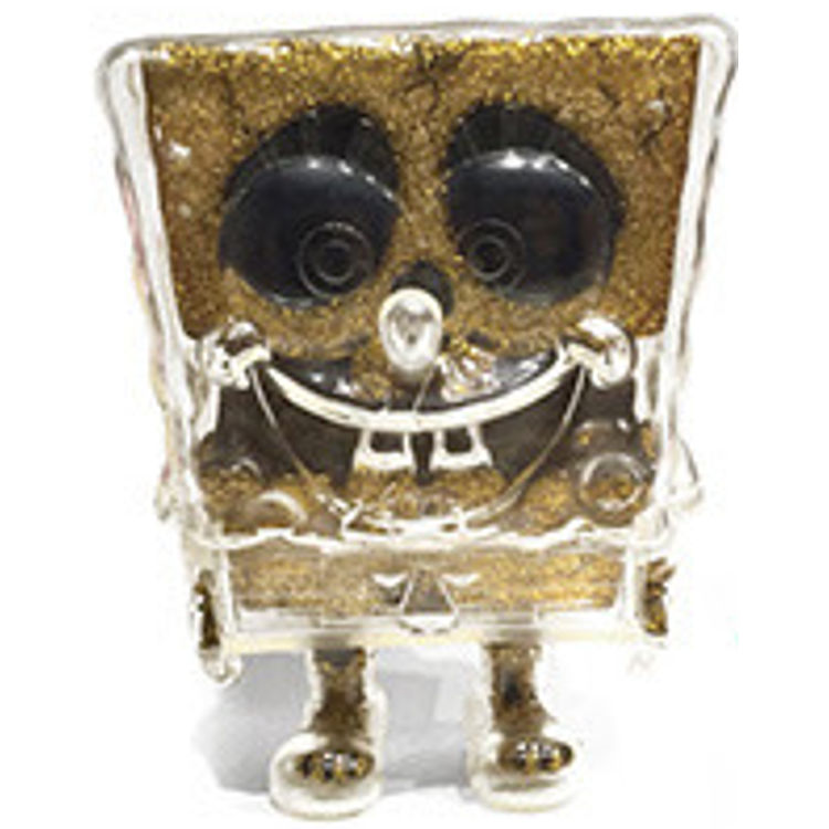 Sponge Bob Gold Glitter Keychain Set by Nickelodeon