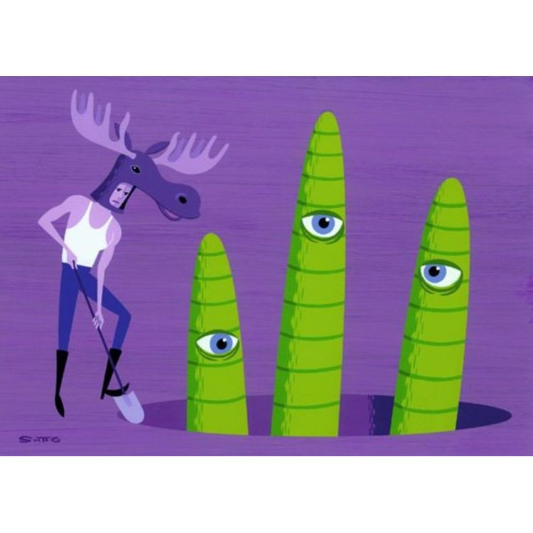 The Fertile Hole by Shag (Josh Agle)