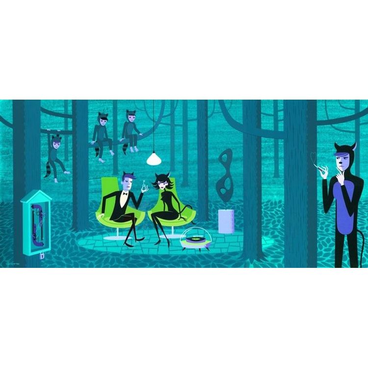 Prelude to a Duel by Shag (Josh Agle)