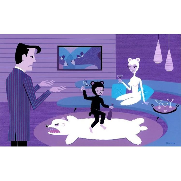 The Wayward Cub by Shag (Josh Agle)