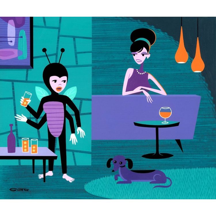 Sneaking Screwdrivers by Shag (Josh Agle)