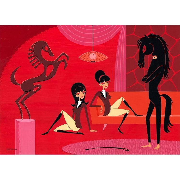 Riding Crop by Shag (Josh Agle)
