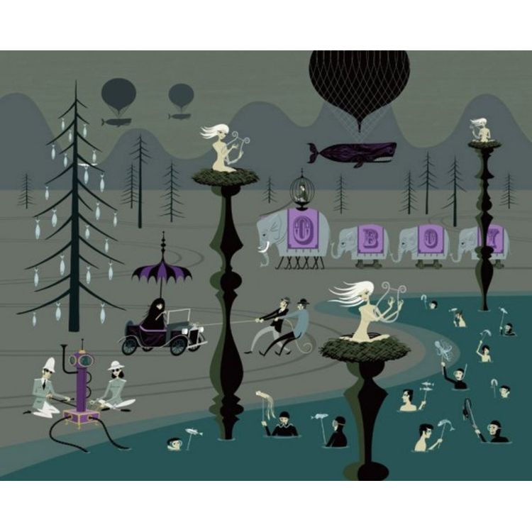 We Lay Waste by Shag (Josh Agle)