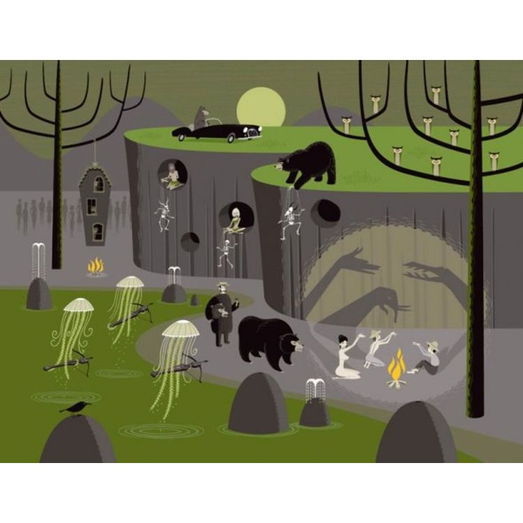 Send in The Bears by Shag (Josh Agle)