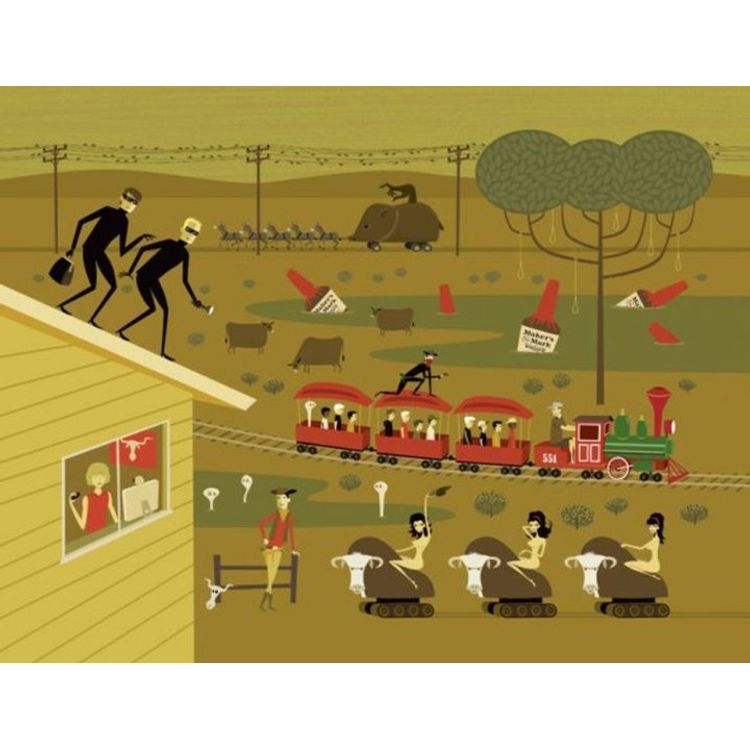 Lonestar by Shag (Josh Agle)