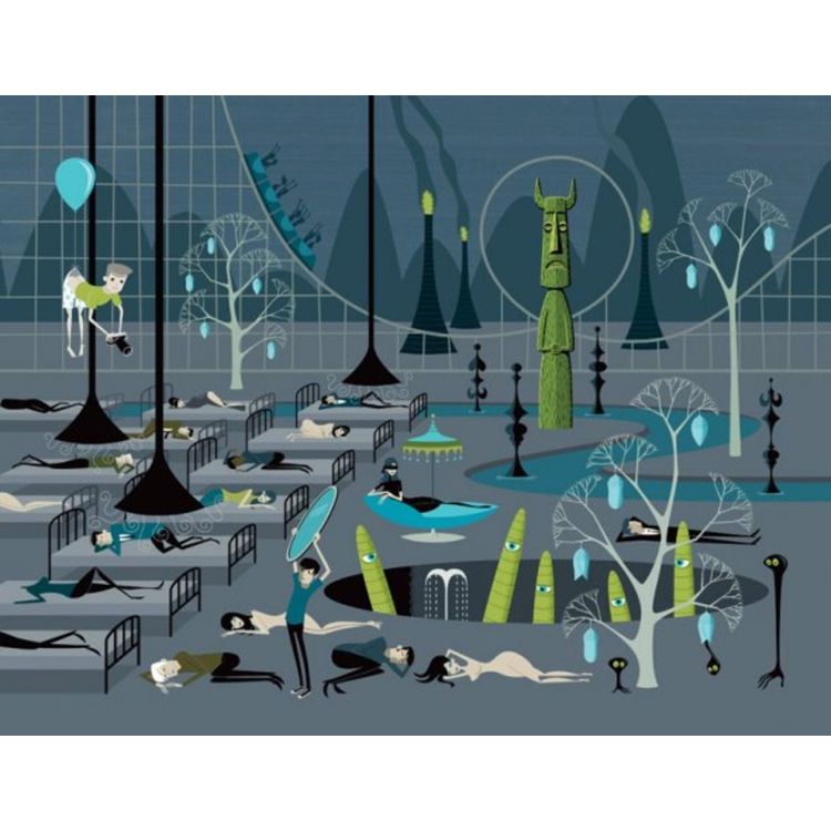 Black and Dreamless by Shag (Josh Agle)