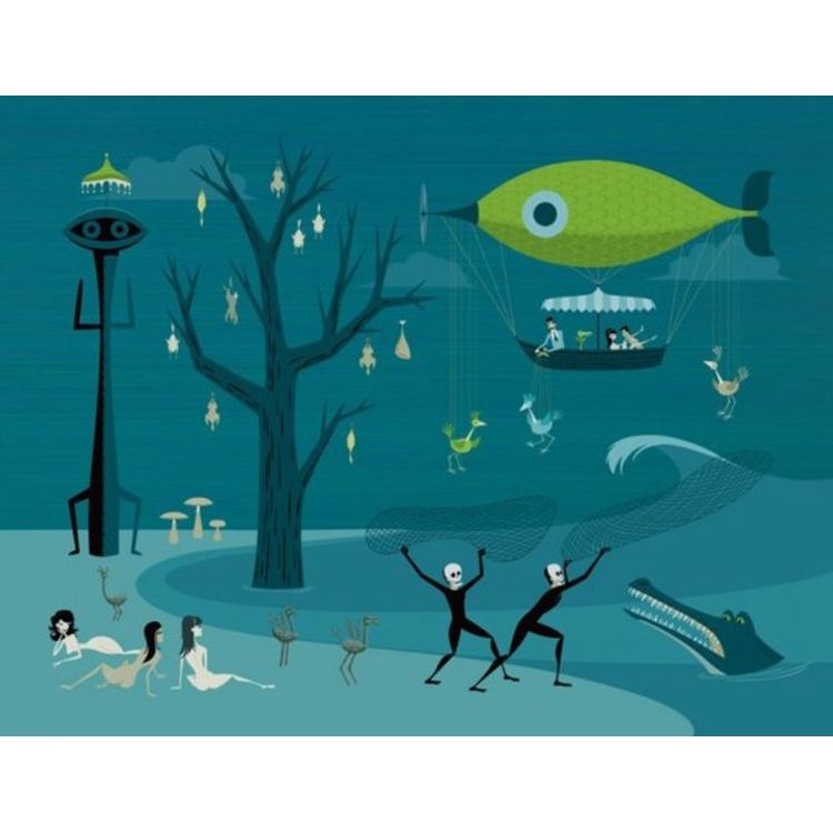 Marooned by Shag (Josh Agle)