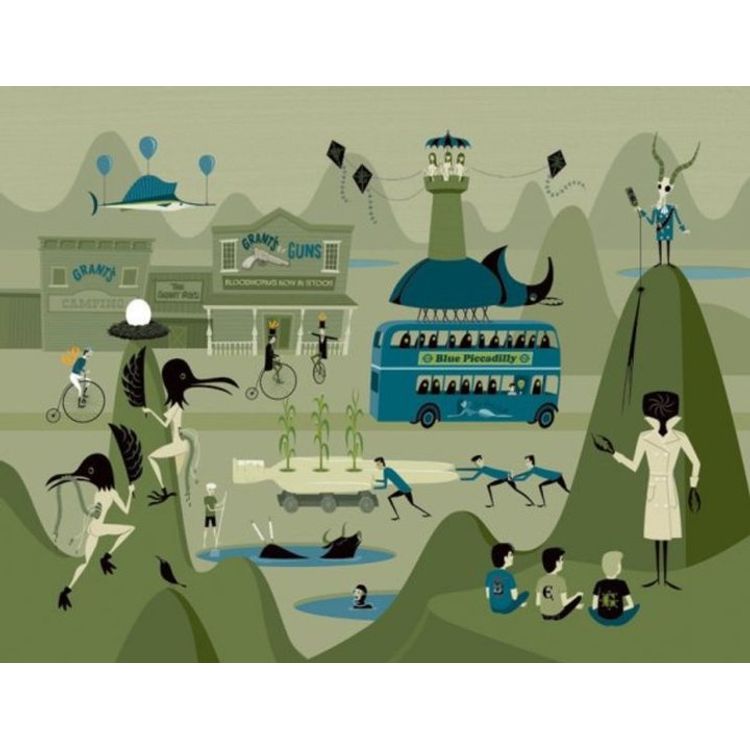 Twelve Stops by Shag (Josh Agle)
