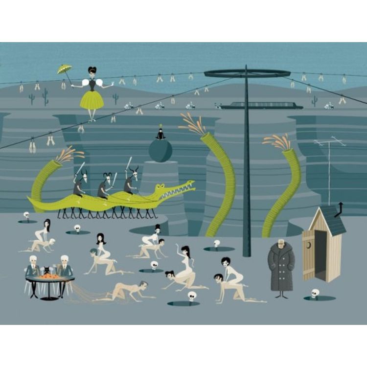 Great Babylon by Shag (Josh Agle)