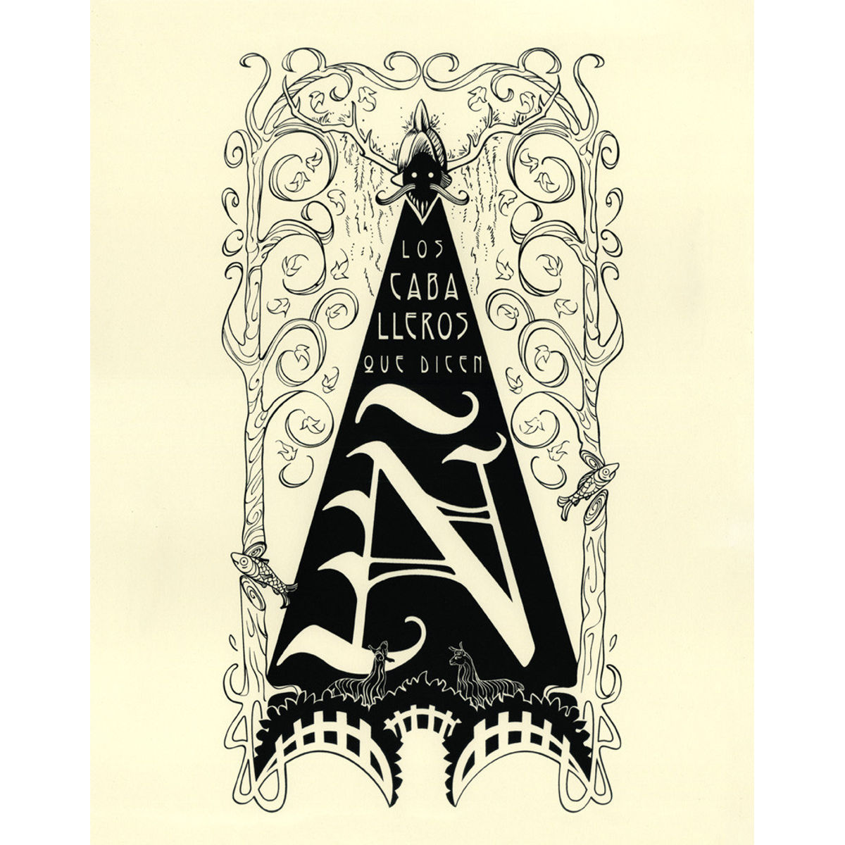 "The Knights Who Say Ni (en Espanol)" Print