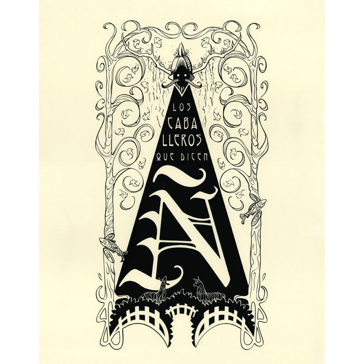 "The Knights Who Say Ni (en Espanol)" Print by Castlepöp