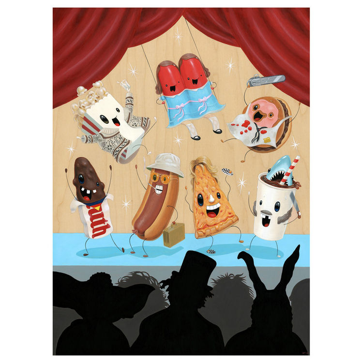 "Showtime" Print by Cuddly Rigor Mortis