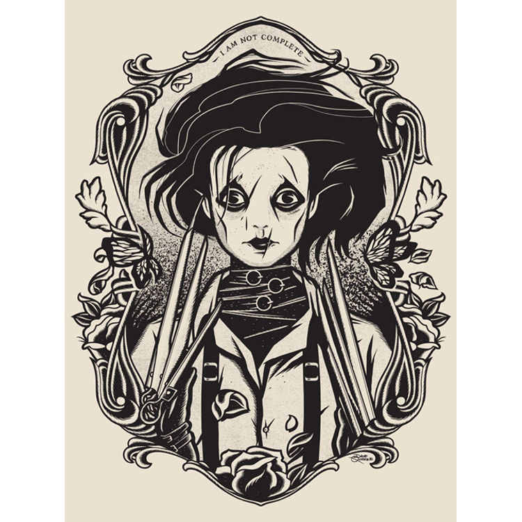 "Edward" Print by Dave Quiggle