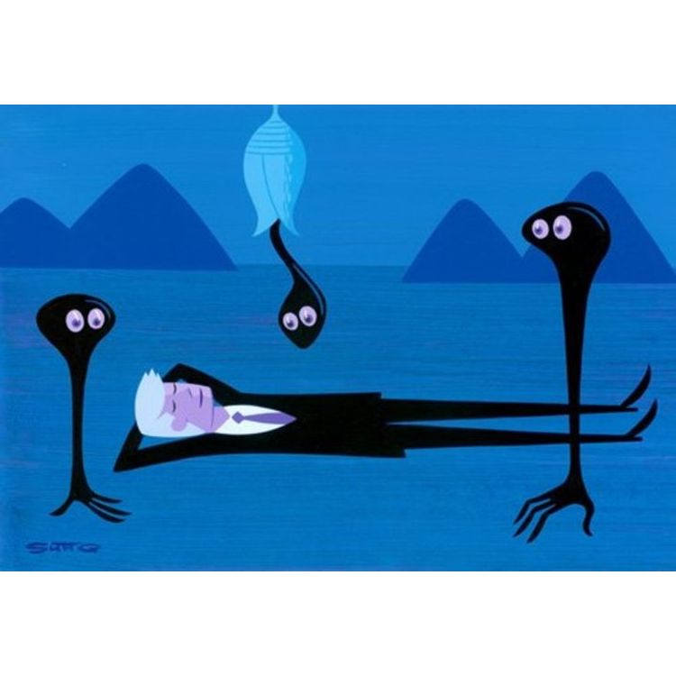 The Enduring Sleep by Shag (Josh Agle)