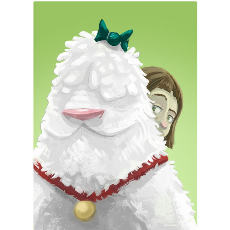 "The Shaggy" Print by Dustin Burkes-Larranaga