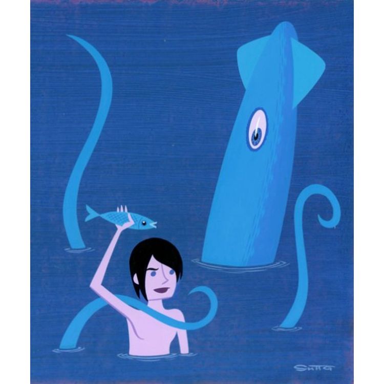 Catch of The Day by Shag (Josh Agle)