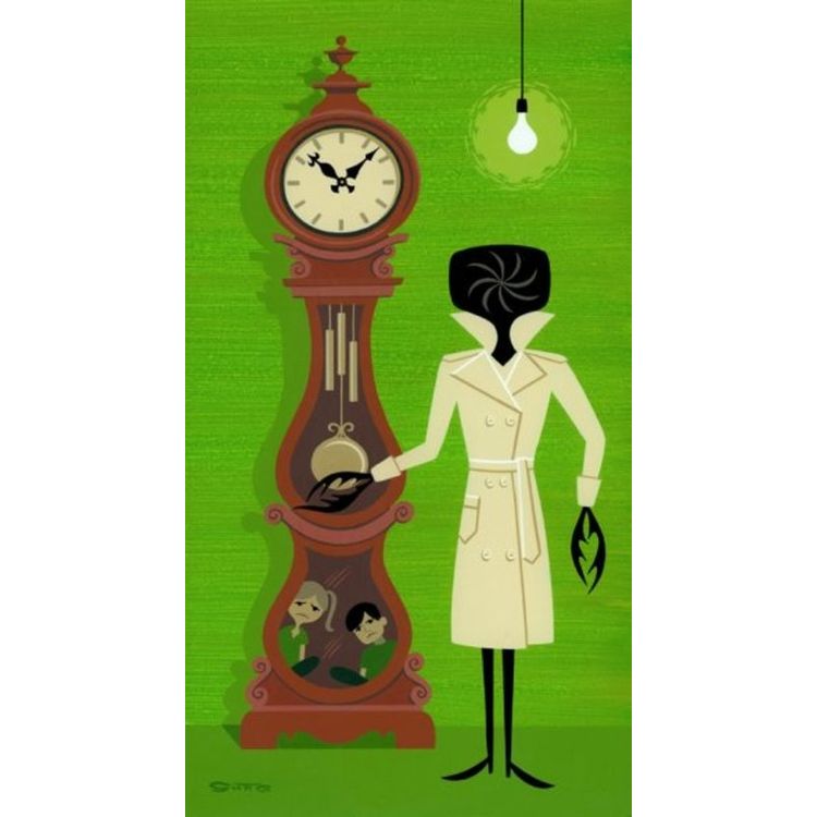 The Inscrutable Iris by Shag (Josh Agle)