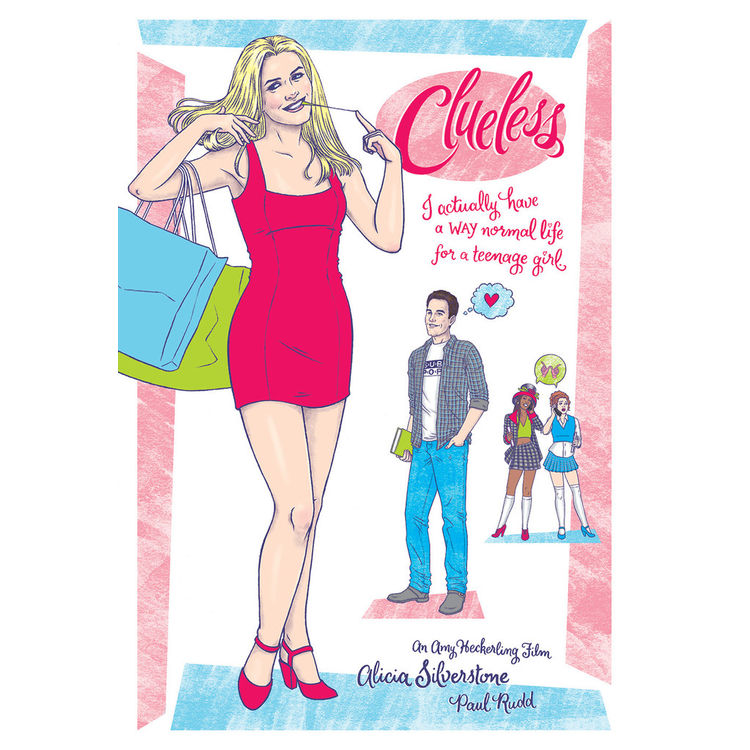"Cher Horowitz is: Clueless!" Print by Erin Gallagher