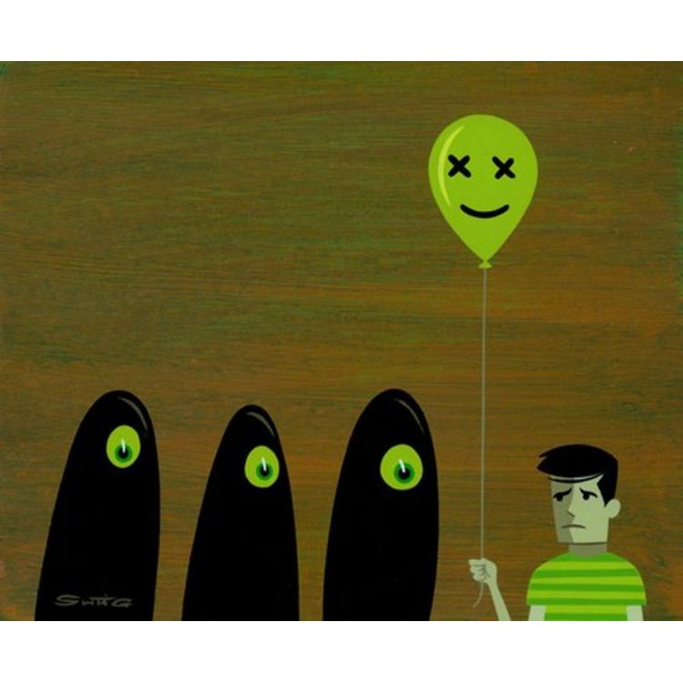 A Discouraging Realization by Shag (Josh Agle)
